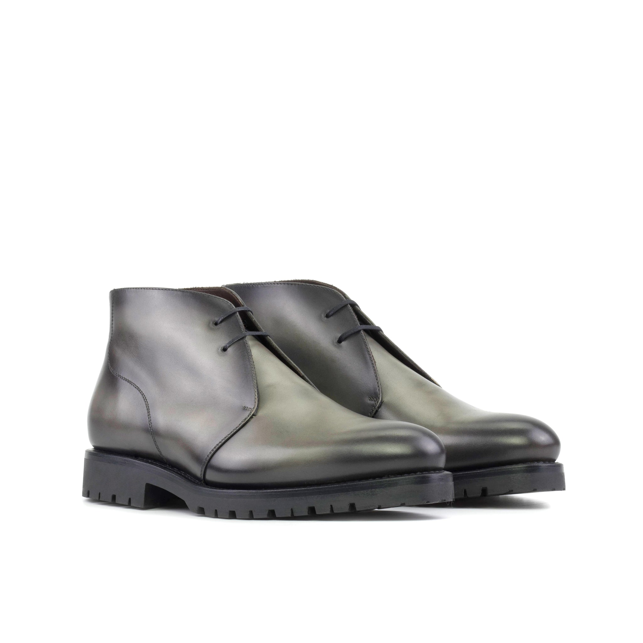 Patent leather chukka boots best sale