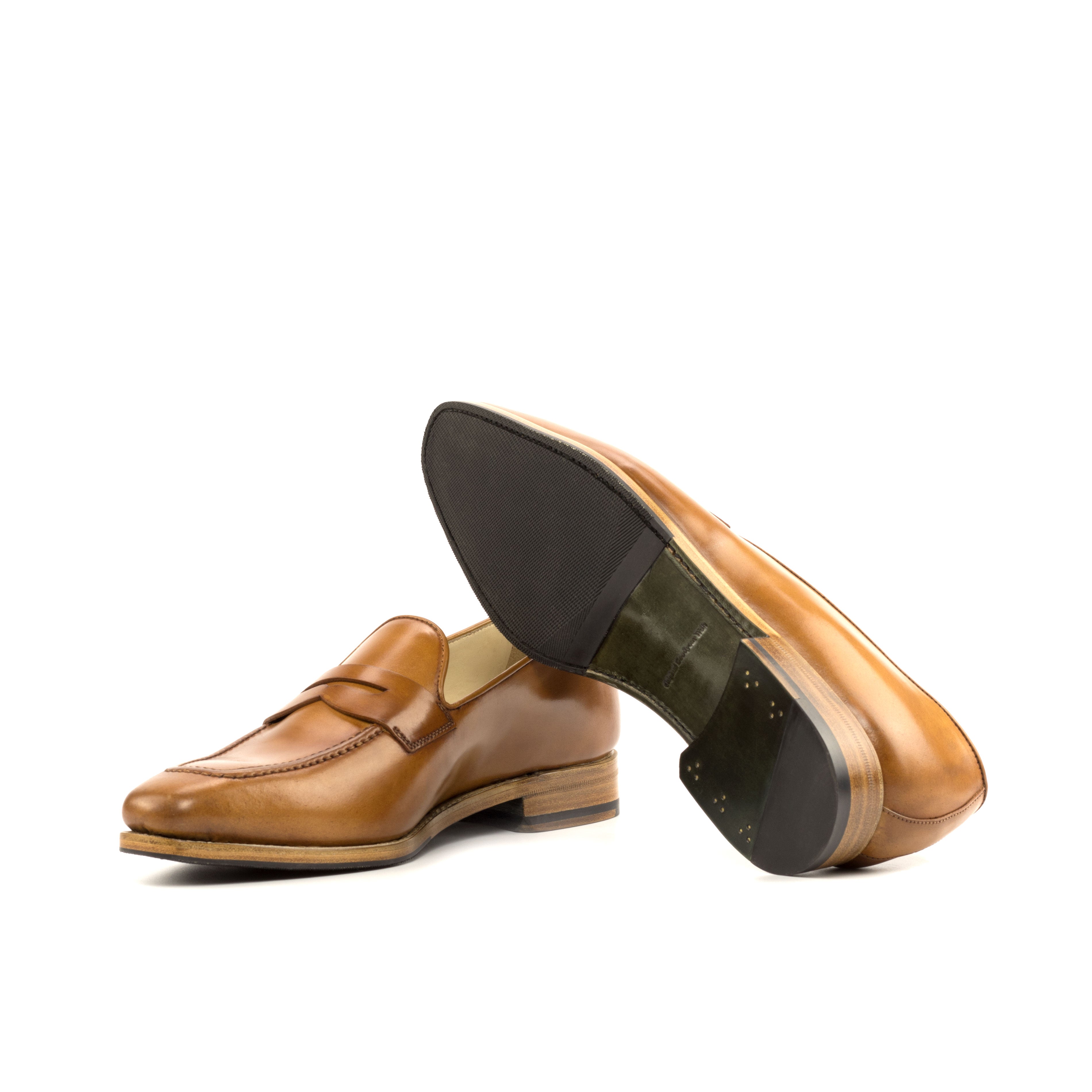Cognac Shell Cordovan Loafer
