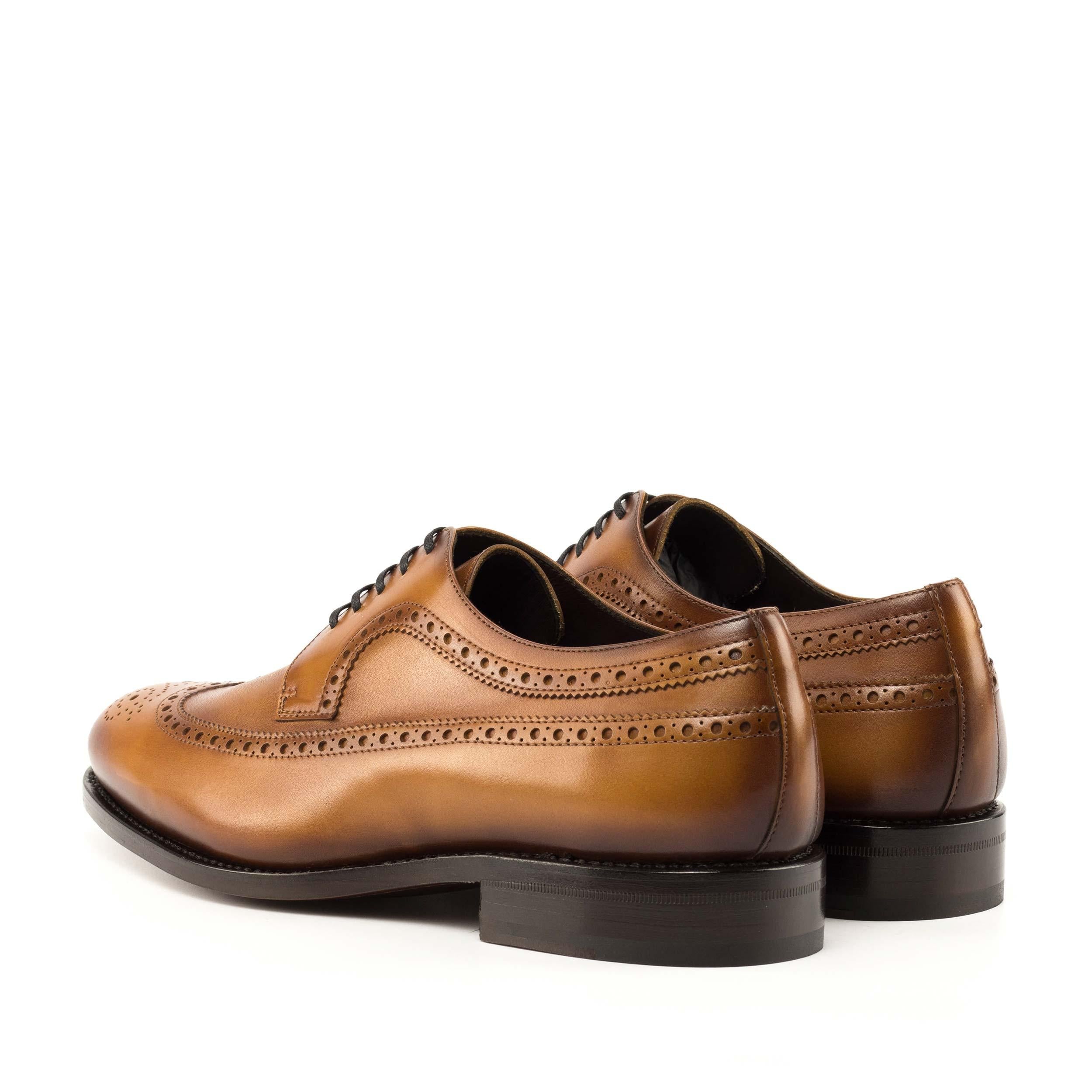 Box Calf Leather Classic Longwing Brogue