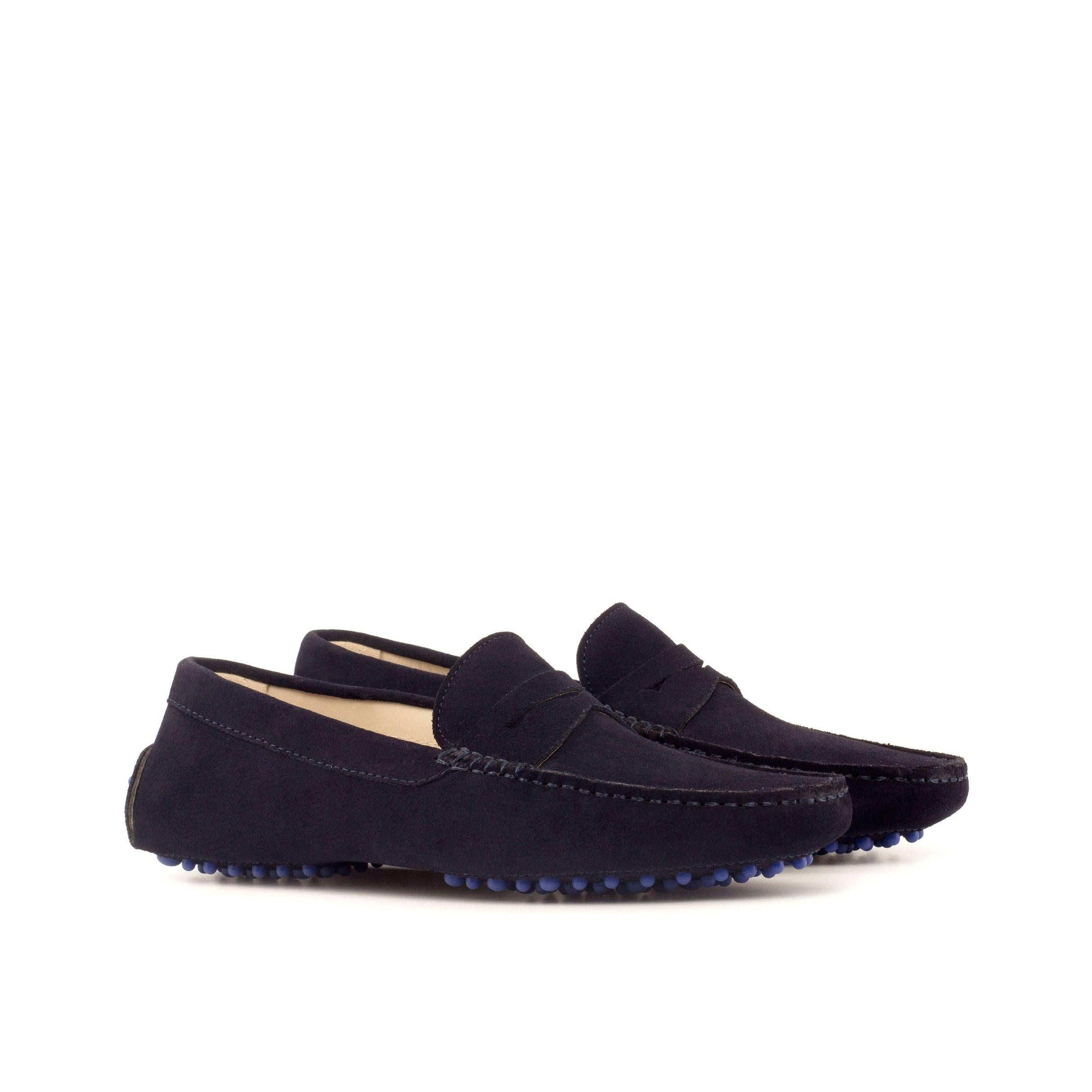 Navy Suede Drivers Loafer - Customize Your Drivers – ADORSI